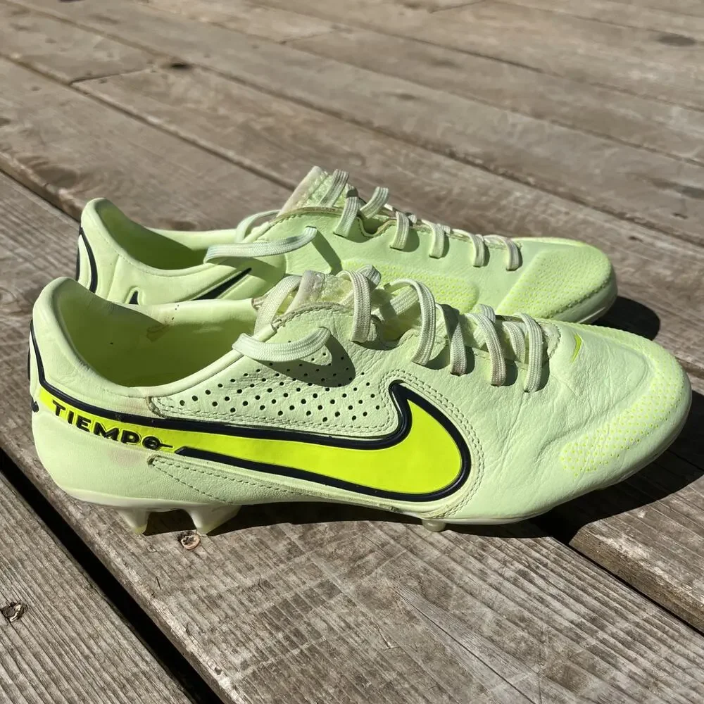 Men's Size 8 Nike Tiempo Legend 9 Elite SG-PRO P “Barely Green” FD0272-705